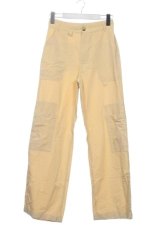 Damskie spodnie Zara, Rozmiar XS, Kolor Beżowy, Cena 71,97 zł, #137601180