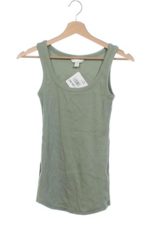 Tricou de damă H&M, Mărime XS, Culoare Verde, Preț 26,25 Lei, #137594847