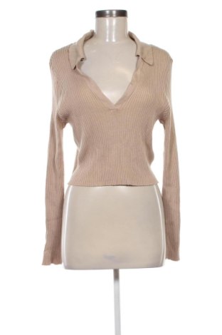 Pulover de femei H&M, Mărime L, Culoare Bej, Preț 45,04 Lei, #137637672