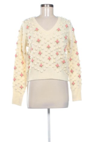 Pulover de femei Zara, Mărime M, Culoare Ecru, Preț 62,99 Lei, #137620197