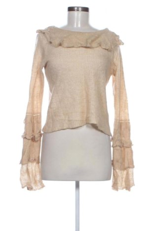 Dámsky pulóver Zara, Veľkosť L, Farba Béžová, Cena  11,05 €, #137621408