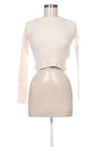 Дамски пуловер Zara, Размер S, Цвят Екрю, Цена 17,00 €, #137642741