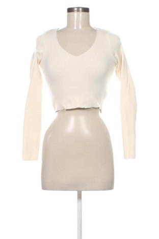 Damski sweter Stradivarius, Rozmiar XS, Kolor ecru, Cena 42,34 zł, #137651030