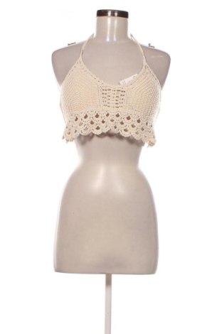 Top de femei Unbranded, Mărime S, Culoare Ecru, Preț 94,48 Lei, #137609903