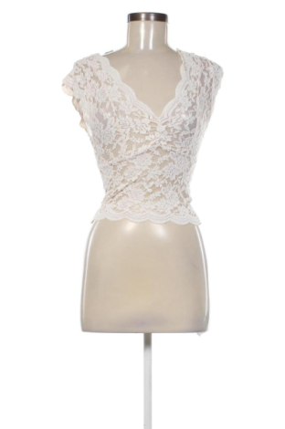 Top de femei Zara, Mărime S, Culoare Ecru, Preț 83,99 Lei, #137614584