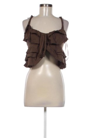 Дамски топ Zara, Размер M, Цвят Кафяв, Цена 9,71 €, #137616472