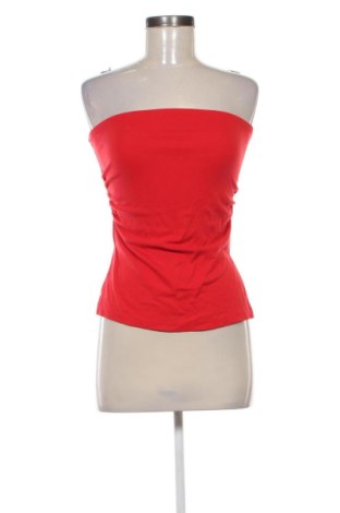 Top de femei Bershka, Mărime M, Culoare Roșu, Preț 62,99 Lei, #137622638