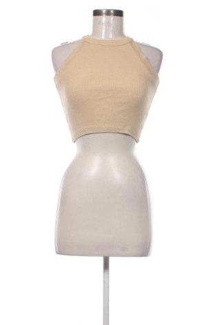 Top de femei Bershka, Mărime XS, Culoare Bej, Preț 26,25 Lei, #137643574