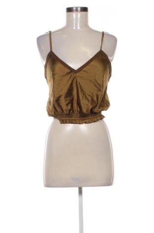 Дамски топ Zara, Размер L, Цвят Кафяв, Цена 15,00 €, #137650793