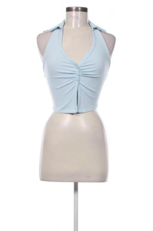 Дамски топ Bershka, Размер XS, Цвят Син, Цена 13,00 €, #137641809