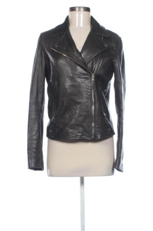 Geacă de piele pentru femei Massimo Dutti, Mărime M, Culoare Negru, Preț 598,00 Lei, #137654264