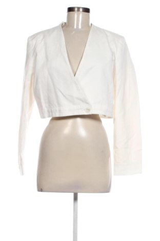 Sacou de femei Zara, Mărime L, Culoare Ecru, Preț 131,23 Lei, #137643885
