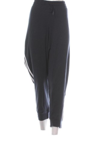 Γυναικείο αθλητικό παντελόνι Adidas, Μέγεθος 3XL, Χρώμα Μπλέ, Τιμή 47,95 €, #137631252
