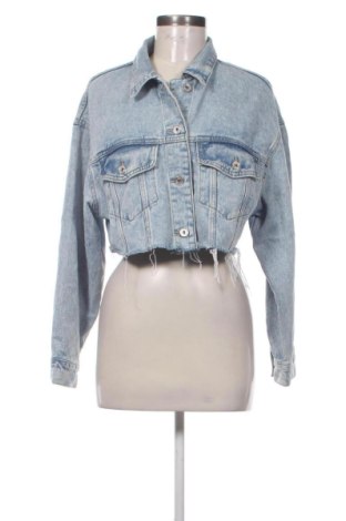 Γυναικείο μπουφάν Bershka, Μέγεθος M, Χρώμα Μπλέ, Τιμή 17,00 €, #137616556