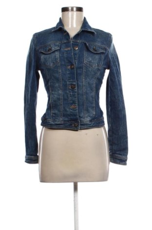 Geacă de femei Bershka, Mărime S, Culoare Albastru, Preț 83,99 Lei, #137610123