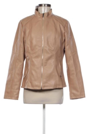 Geacă de piele pentru femei Unbranded, Mărime L, Culoare Bej, Preț 130,00 Lei, #137615721