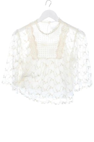 Bluză pentru copii Zara, Mărime 13-14y/ 164-168 cm, Culoare Ecru, Preț 38,00 Lei, #137615801