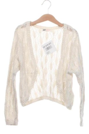 Pulover cu nasturi pentru copii H&M, Mărime 10-11y/ 146-152 cm, Culoare Ecru, Preț 31,00 Lei, #137619431