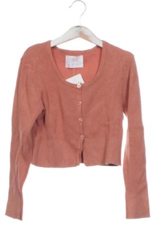 Dziecięcy kardigan Zara, Rozmiar 9-10y/ 140-146 cm, Kolor Brązowy, Cena 33,87 zł, #137646770