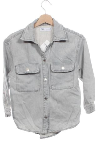 Детска риза Zara, Размер 6-7y/ 122-128 см, Цвят Сив, Цена 9,00 €, #137645831