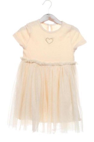 Dziecięca sukienka LC Waikiki, Rozmiar 3-4y/ 104-110 cm, Kolor ecru, Cena 35,49 zł, #137653478
