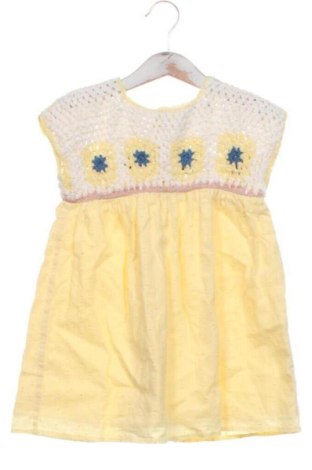 Dziecięca sukienka Zara, Rozmiar 2-3y/ 98-104 cm, Kolor Żółty, Cena 50,81 zł, #137652576