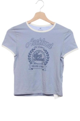 Dziecięcy T-shirt H&M, Rozmiar 14-15y/ 168-170 cm, Kolor Niebieski, Cena 29,63 zł, #137613230