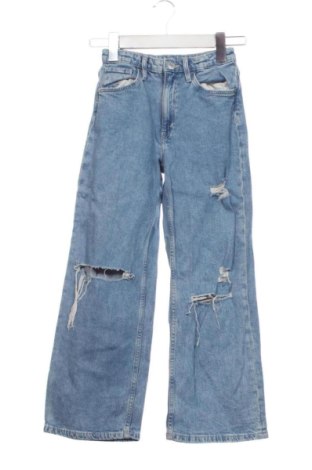 Dětské džíny  H&M, Velikost 9-10y/ 140-146 cm, Barva Modrá, Cena  350,00 Kč, #137611633