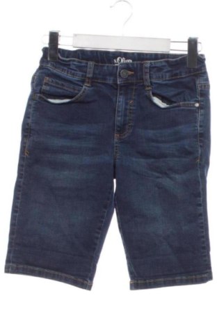 Pantaloni scurți pentru copii S.Oliver, Mărime 11-12y/ 152-158 cm, Culoare Albastru, Preț 41,00 Lei, #137616576