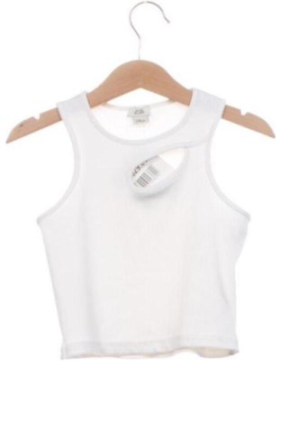 Μπλουζάκι αμάνικο παιδικό River Island, Μέγεθος 6-7y/ 122-128 εκ., Χρώμα Λευκό, Τιμή 7,00 €, #137629369