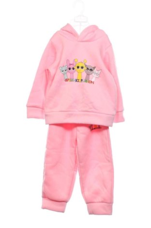 Set trening se copii Unbranded, Mărime 3-4y/ 104-110 cm, Culoare Roz, Preț 78,74 Lei, #137619074