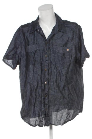 Ανδρικό πουκάμισο Unbranded, Μέγεθος XXL, Χρώμα Μπλέ, Τιμή 16,00 €, #137616988