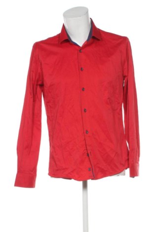 Herrenhemd Unbranded, Größe L, Farbe Rot, Preis 16,24 €, #137623357