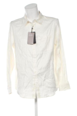 Cămașă de bărbați H&M, Mărime L, Culoare Ecru, Preț 89,23 Lei, #137635186