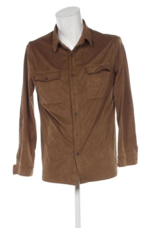 Herrenhemd Zara, Größe L, Farbe Braun, Preis 20,24 €, #137641703