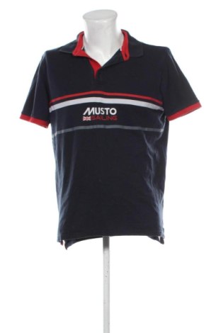 Ανδρικό t-shirt Musto, Μέγεθος L, Χρώμα Μπλέ, Τιμή 26,00 €, #137604007