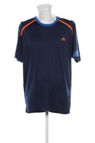 Męski T-shirt Adidas, Rozmiar XXL, Kolor Niebieski, Cena 83,06 zł, #137604272