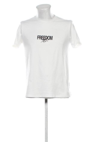 Herren Shirt Freedom, Größe M, Farbe Weiß, Preis 12,57 €, #137610127