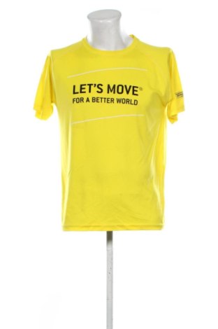 Męski T-shirt Unbranded, Rozmiar XL, Kolor Żółty, Cena 33,87 zł, #137625610