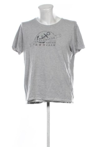 Męski T-shirt Dreimaster, Rozmiar XL, Kolor Szary, Cena 93,14 zł, #137625719