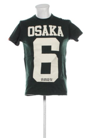 Ανδρικό t-shirt Superdry, Μέγεθος M, Χρώμα Πράσινο, Τιμή 17,24 €, #137633399