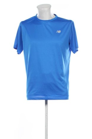 Ανδρικό t-shirt New Balance, Μέγεθος L, Χρώμα Μπλέ, Τιμή 17,91 €, #137633473
