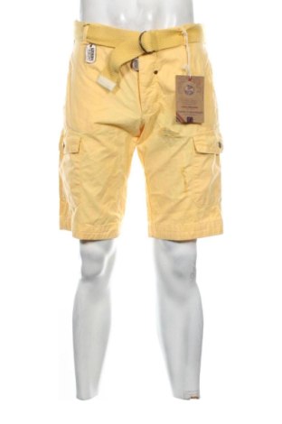 Męskie szorty Geographical Norway, Rozmiar M, Kolor Żółty, Cena 227,44 zł, #137626287
