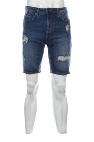 Ανδρικό κοντό παντελόνι Pull&Bear, Μέγεθος M, Χρώμα Μπλέ, Τιμή 13,00 €, #137594077