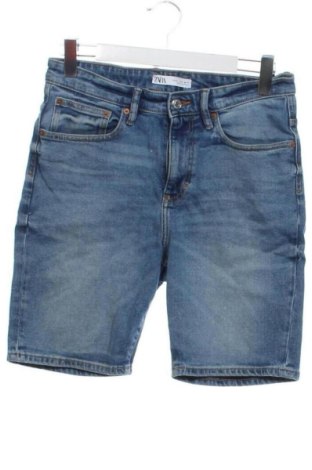 Мъжки къс панталон Zara, Размер S, Цвят Син, Цена 13,23 €, #137608434