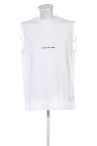 Herren Tanktop Calvin Klein Jeans, Größe L, Farbe Weiß, Preis 29,00 €, #137642640