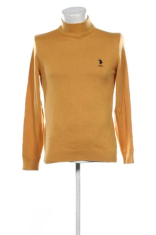 Ανδρικό πουλόβερ U.S. Polo Assn., Μέγεθος S, Χρώμα Κίτρινο, Τιμή 48,00 €, #137627294