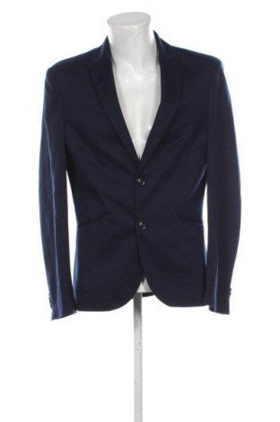 Мъжко сако Zara, Размер XL, Цвят Син, Цена 28,00 €, #137651136