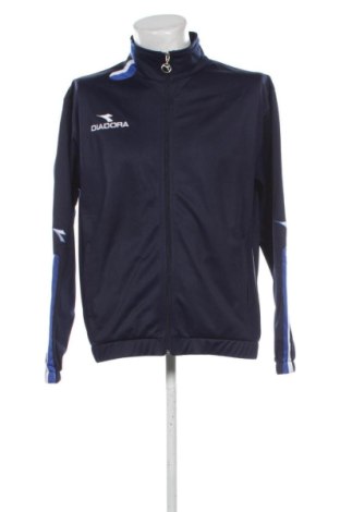 Мъжко спортно горнище Diadora, Размер L, Цвят Син, Цена 20,03 €, #137644215