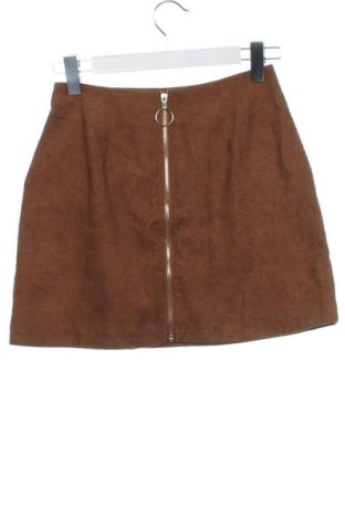 Fustă SHEIN, Mărime XS, Culoare Maro, Preț 41,99 Lei, #137599265
